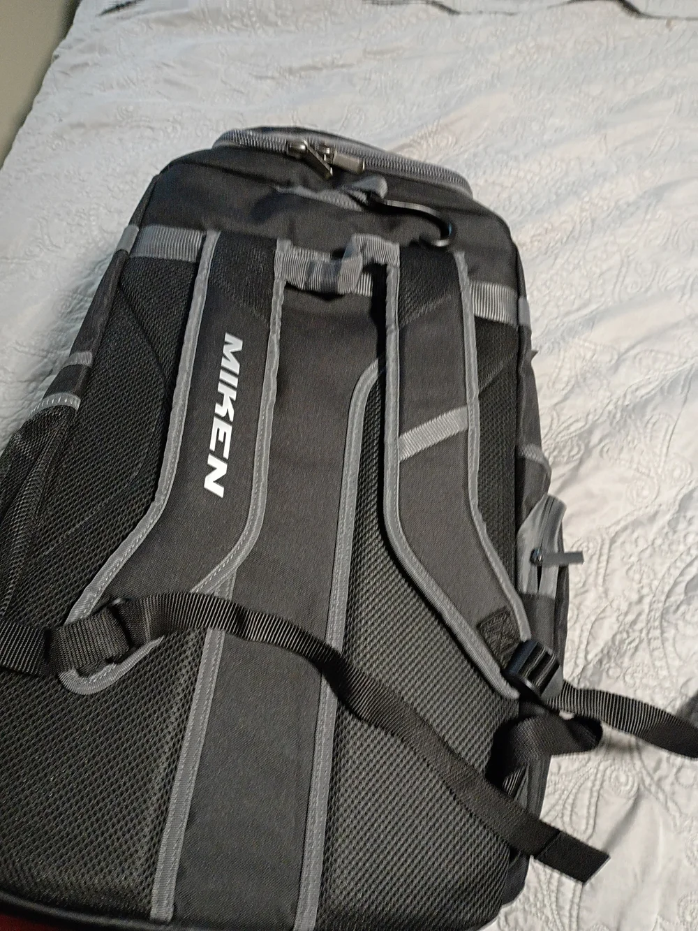 Miken Black Sports Backpack - Durable Men's Bag